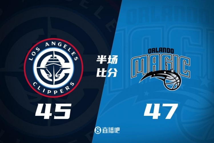 防守大戰(zhàn)！魔術16-5結束上半場47-45快船 班凱羅16分祖巴茨13+10
